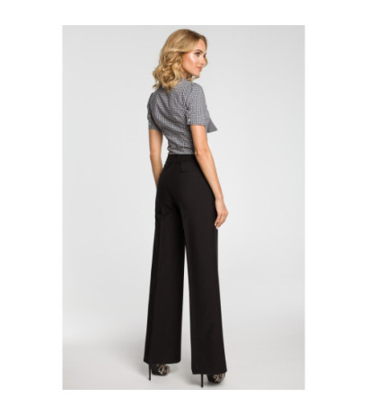 M323 Women's wide-leg pants - black