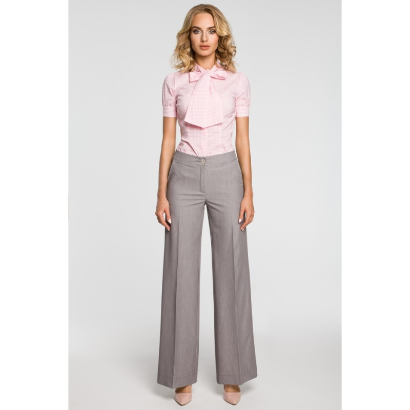 M323 Women's wide-leg pants - gray