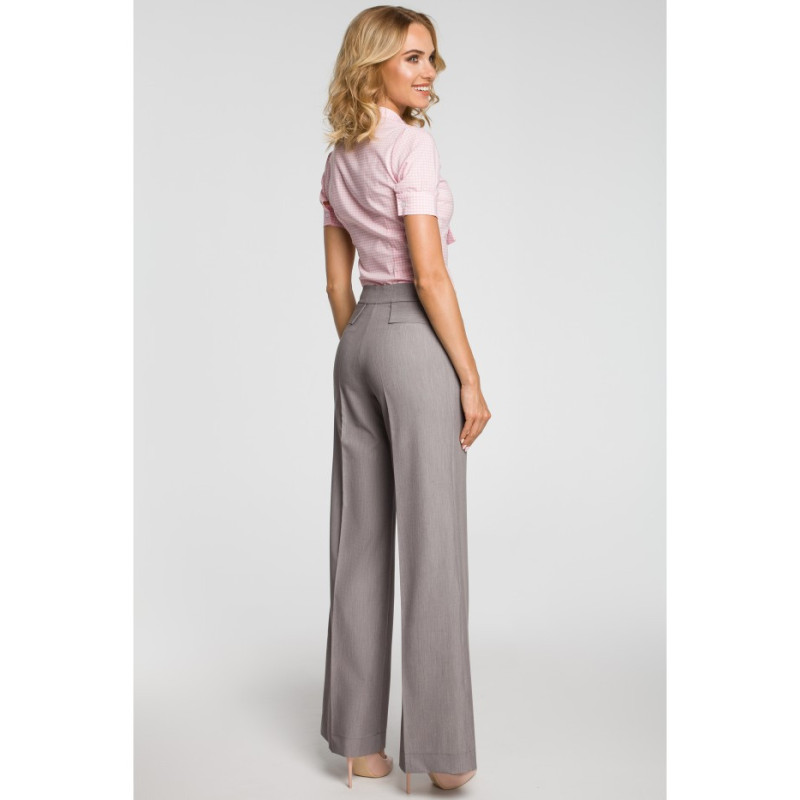 M323 Women's wide-leg pants - gray