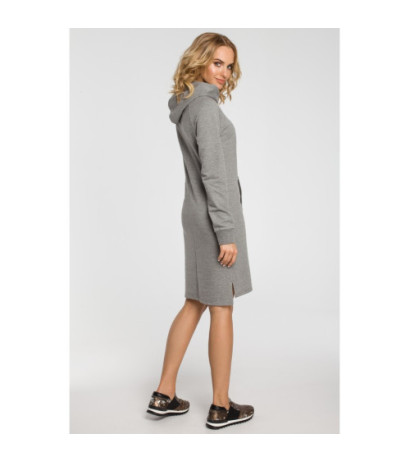 M329 Kangaroo sweat dress - gray