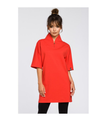 B043 Modern kimono tunic - red