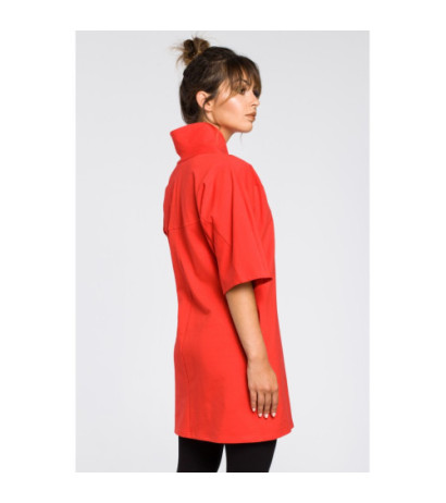 B043 Modern kimono tunic - red