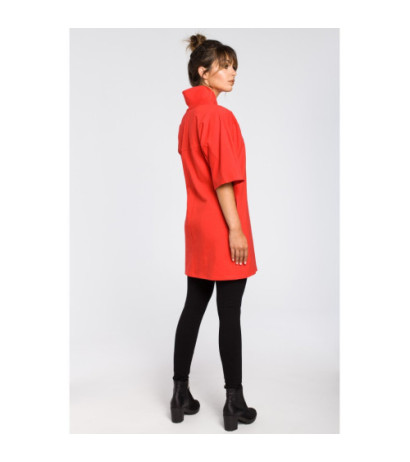 B043 Modern kimono tunic - red