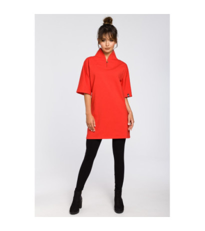 B043 Modern kimono tunic - red