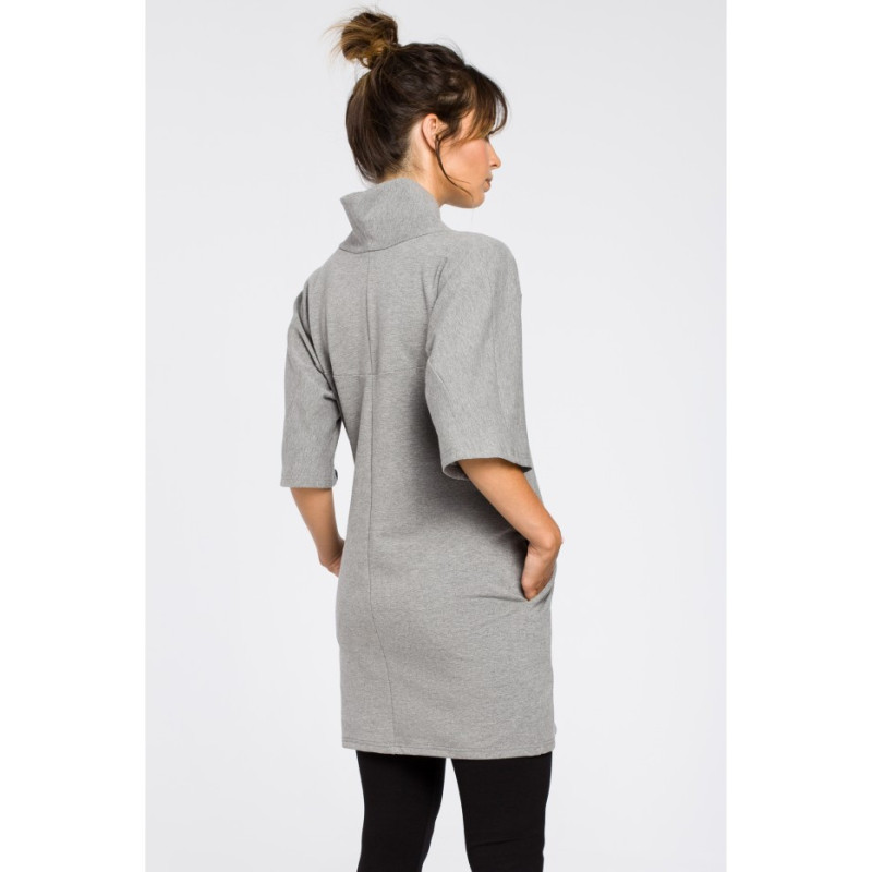 B043 Modern kimono tunic - gray