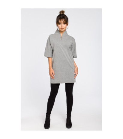 B043 Modern kimono tunic - gray