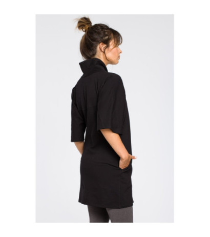 B043 Modern kimono tunic - black