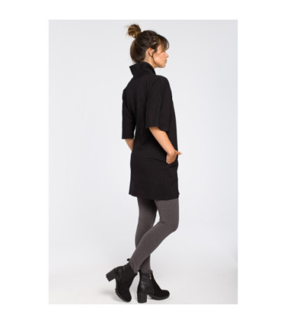 B043 Modern kimono tunic - black