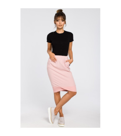 B049 Midi pencil skirt with...