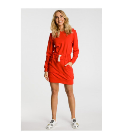 M352 Kangaroo dress - red