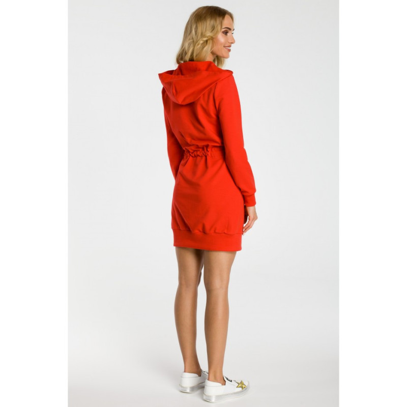 M352 Kangaroo dress - red