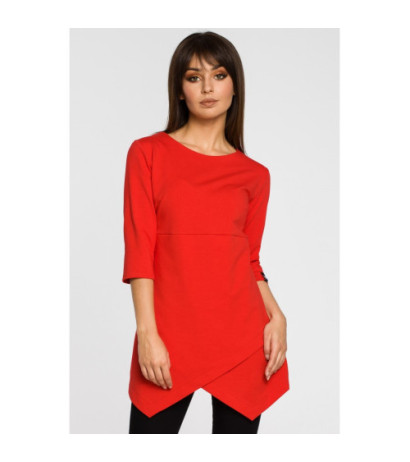 B061 Tunic with tab - red