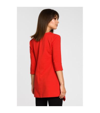 B061 Tunic with tab - red