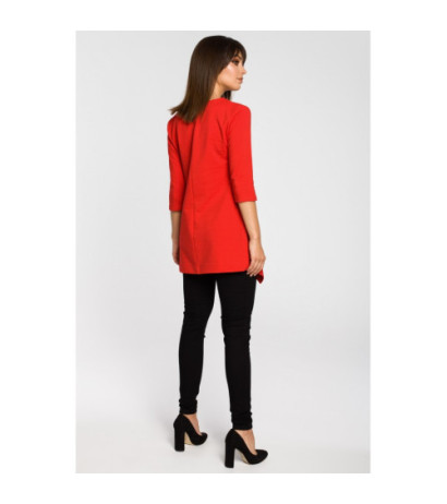 B061 Tunic with tab - red