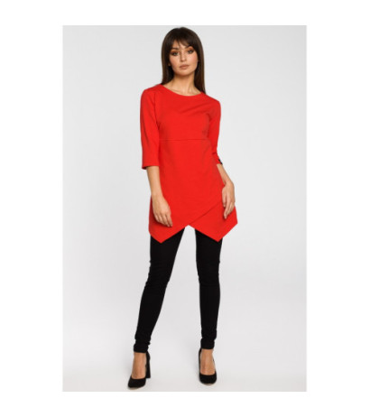 B061 Tunic with tab - red