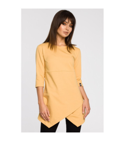 B061 Tunic with tab - yellow