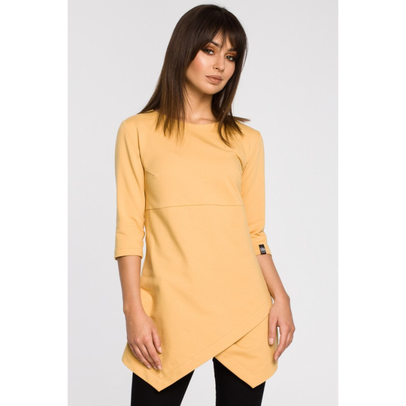 B061 Tunic with tab - yellow