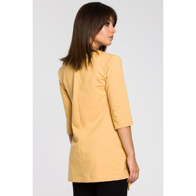 B061 Tunic with tab - yellow