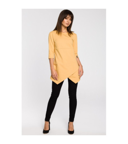 B061 Tunic with tab - yellow