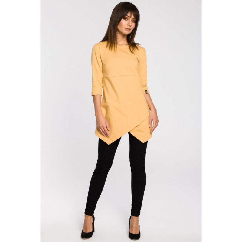 B061 Tunic with tab - yellow