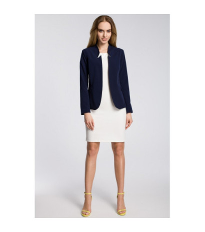 M358 Jacket with notch collar - navy blue