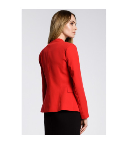 M358 Jacket with collar cutout - red