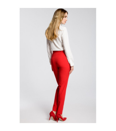 M363 Striped chino pants - red