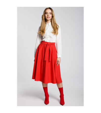 M367 Flared midi skirt with...