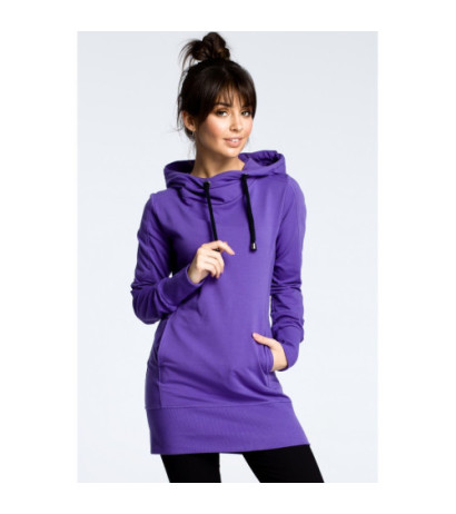 B072 Hooded tunic - purple