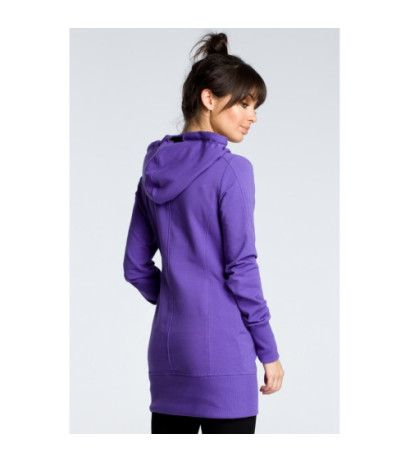 B072 Hooded tunic - purple