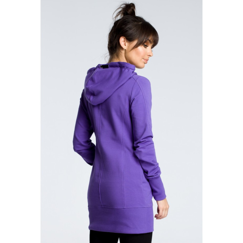 B072 Hooded tunic - purple