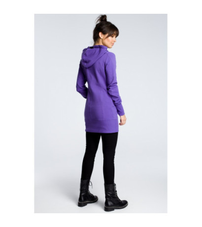 B072 Hooded tunic - purple