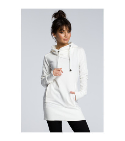 B072 Hooded tunic - ecru