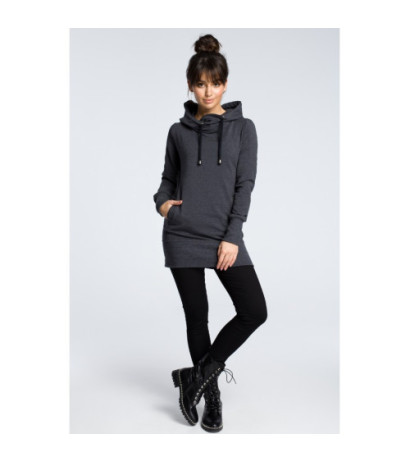 B072 Hooded tunic - graphite