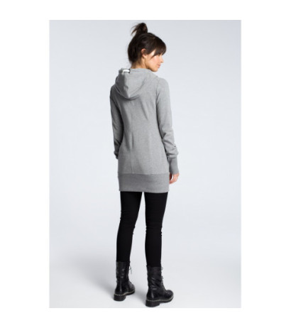 B072 Hooded tunic - gray