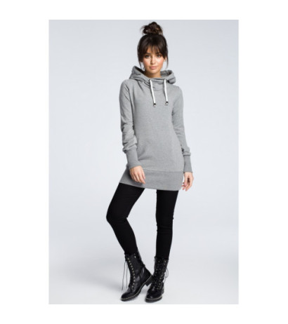 B072 Hooded tunic - gray