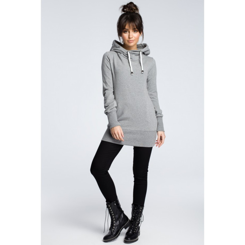 B072 Hooded tunic - gray