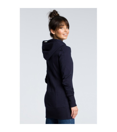 B072 Hooded tunic - navy blue