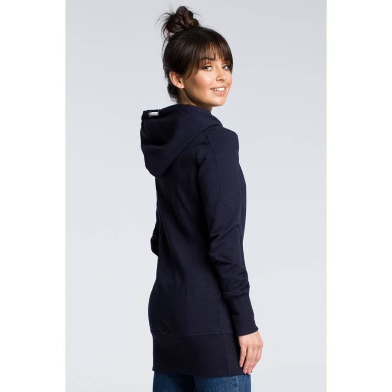 B072 Hooded tunic - navy blue