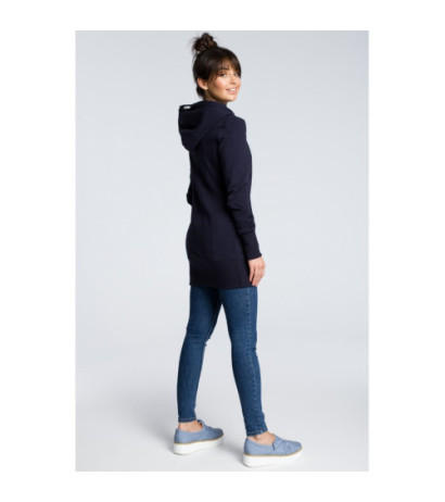 B072 Hooded tunic - navy blue