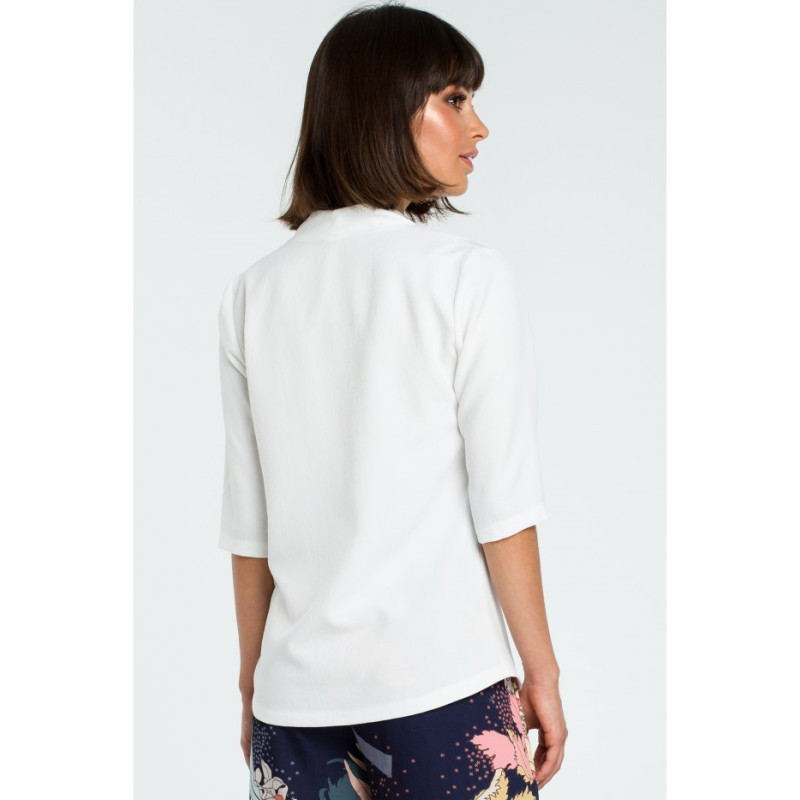 B090 Women's shirt blouse - white