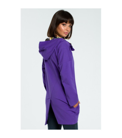 B091 Zipped hoodie - purple