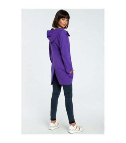 B091 Zipped hoodie - purple