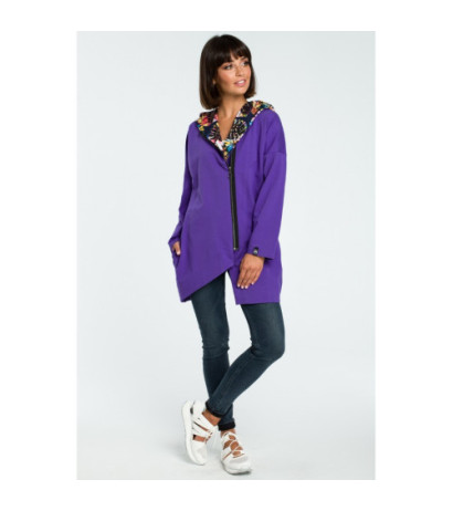 B091 Zipped hoodie - purple