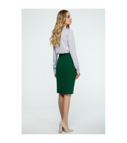 S131 Straight pencil office skirt - green