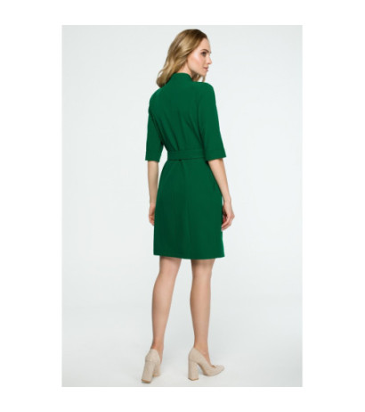 S120 Jacket dress with belt - green