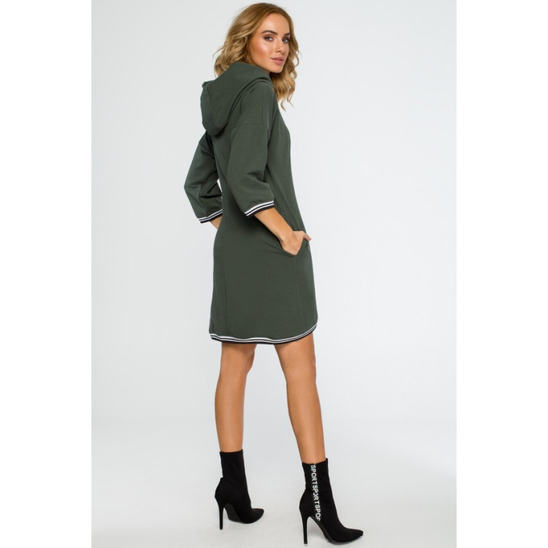 M401 Hooded and ribbed tunic - military-green