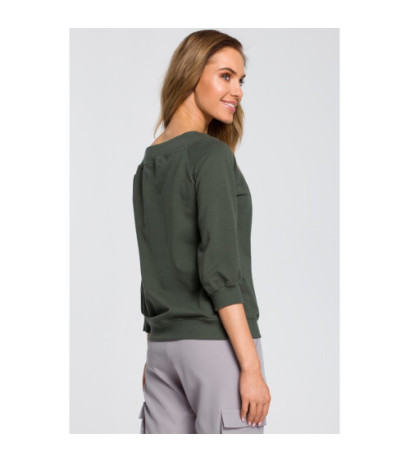 M412 Blouse with drooping shoulder - military-green