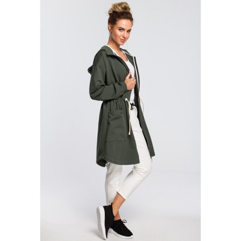 M416 Comfortable parka sweatshirt - military-green