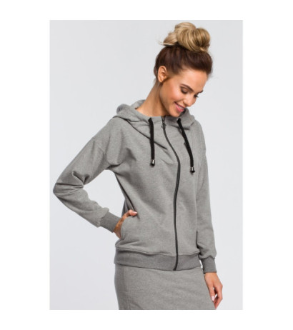 M420 Warm zip-up hoodie - gray